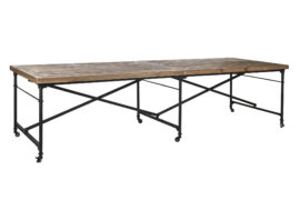 TABLE BOIS METAL