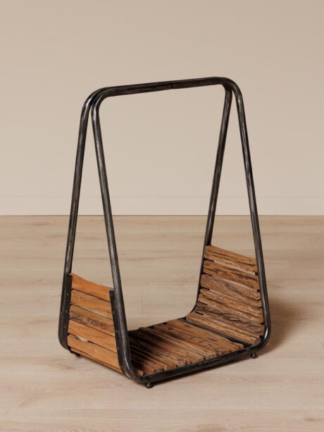 Range bûches bois recyclé – Image 4