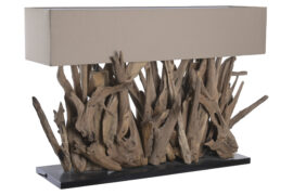 Alternative view of Lampe racine teck